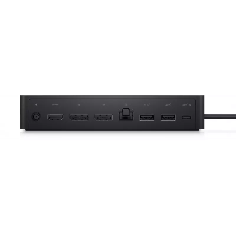 DELL Universal Dock - UD22, Dokošanas stacija, USB 3.2 Gen 2 (3.1 Gen 2) Type-C, 96 W, 10,100,1000 Mbit/s, Melna, 5120 x 2880 pikseļi