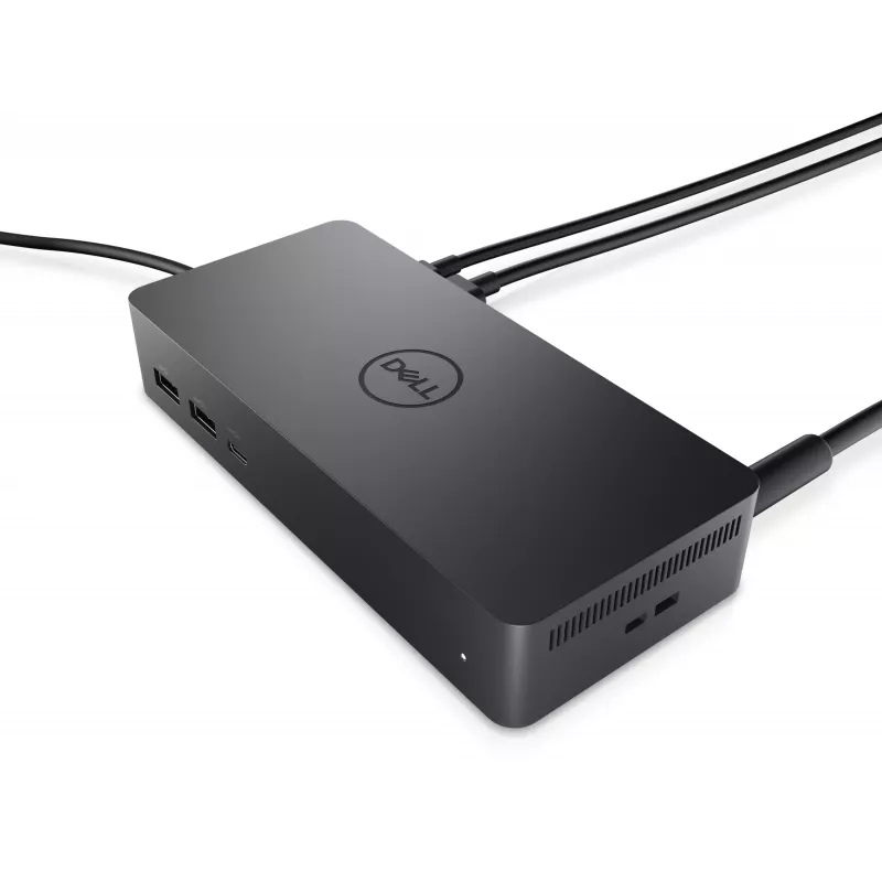 DELL Universal Dock - UD22, Dokošanas stacija, USB 3.2 Gen 2 (3.1 Gen 2) Type-C, 96 W, 10,100,1000 Mbit/s, Melna, 5120 x 2880 pikseļi