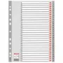 Esselte Index 1-31 PP A4 pelēks, ciparu tab indekss, polipropilēns (PP), A4, 225 mm, 297 mm, 1 gab.