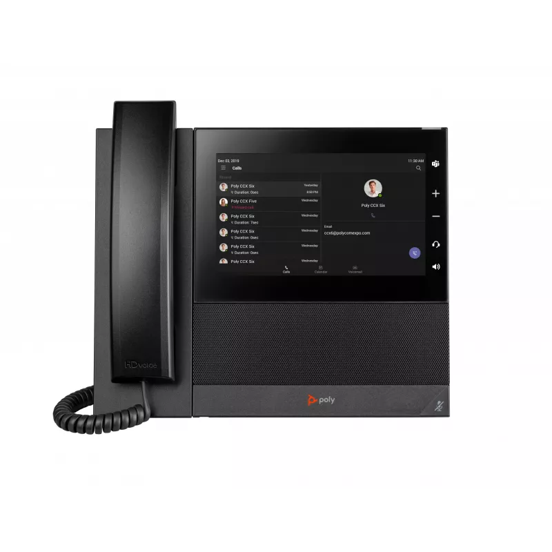 HP Poly CCX 600 biznesa multivides tālrunis priekš Microsoft Teams ar PoE atbalstu