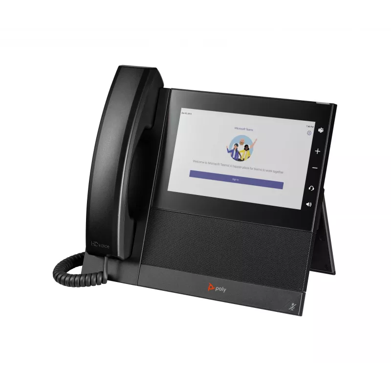 HP Poly CCX 600 biznesa multivides tālrunis priekš Microsoft Teams ar PoE atbalstu