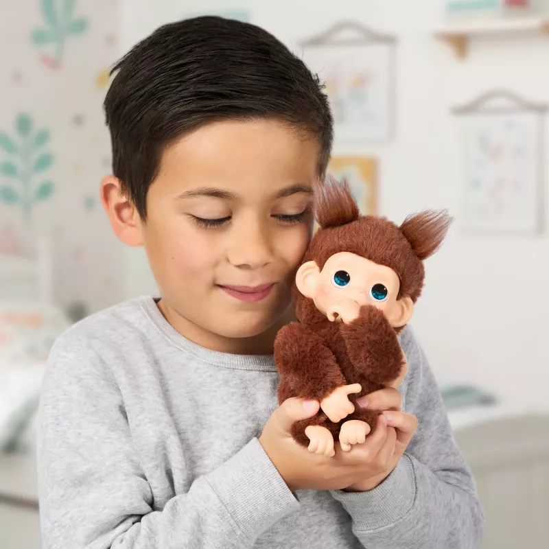 Moose Toys Little Live Pets My Baby Monkey 'Chikki Cherry', zēns/meitene, 2 gadi, skaņas