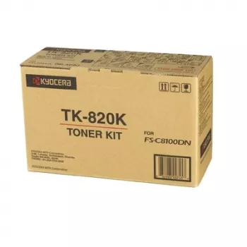 KYOCERA TK-820K oriģinālā tonera kasetne, melna