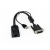 Vertiv Avocent MPUIQ-VMCDV KVM saskarnes adapteris DVI, USB 2.0 melns
