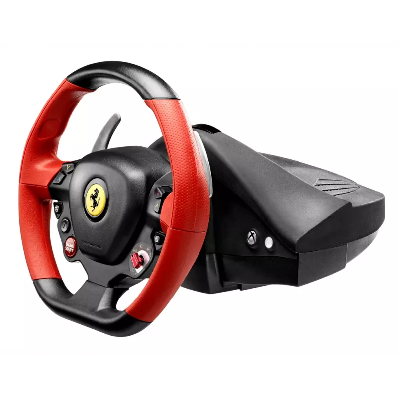 Thrustmaster Ferrari 458 Spider melna, sarkana USB stūre + pedāļi Xbox One