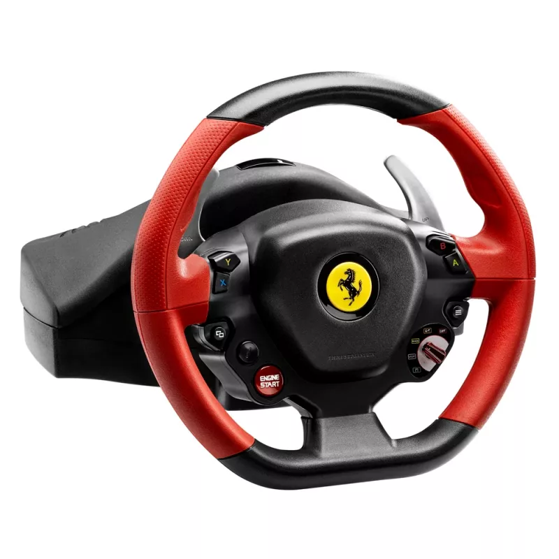 Thrustmaster Ferrari 458 Spider melna, sarkana USB stūre + pedāļi Xbox One
