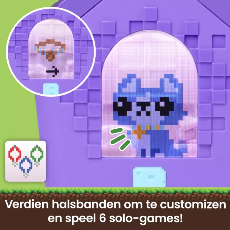 Bitzee, Doghouse interaktīvā rotaļlieta ar 15 kucēniem iekšā, 3D rotaļistaba, reaģē uz pieskārienu, digitālo mīļdzīvnieku rotaļlietas bērniem meitenēm un zēniem vecumā no 5 gadiem