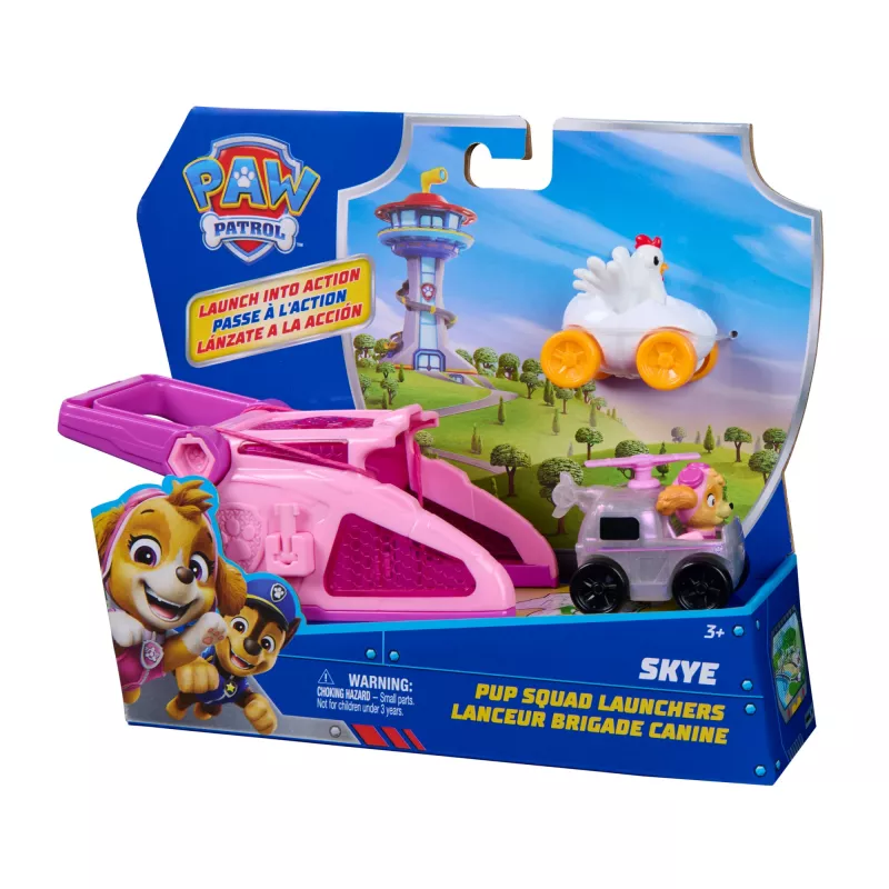 PAW Patrol Skye Pup Squad palaišanas komplekts ar Chickaletta transportlīdzekli 2 gab., rotaļlietas zēniem un meitenēm no 3 gadu vecuma