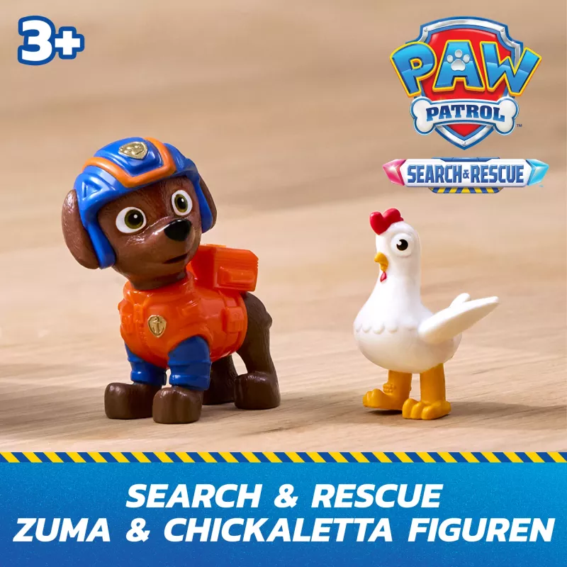 PAW Patrol : Search & Rescue, Zuma Rescue Hovercraft ūdens transportlīdzeklis ar 2 figūriņām, rotaļu laiva ar atvilkšanas darbību, bērnu rotaļlietas zēniem un meitenēm no 3 gadu vecuma