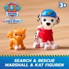 PAW Patrol : Search & Rescue, Marshall Rescue Responder Vehicle ar 2 figūriņām, rotaļu kravas automašīna ar atvilkšanas un palaišanas darbību, bērnu rotaļlietas zēniem un meitenēm no 3 gadu vecuma