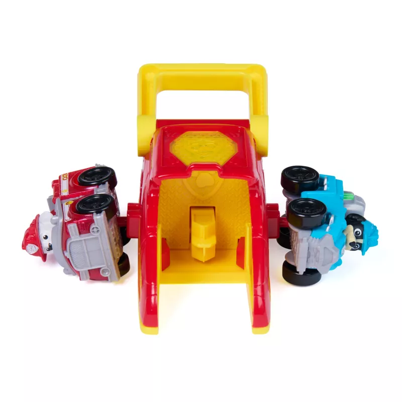 PAW Patrol Marshall Pup Squad Launchers ar Rex transportlīdzekli 2 gab. komplekts, bērnu rotaļlietas zēniem un meitenēm no 3 gadu vecuma
