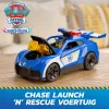 PAW Patrol : Search & Rescue, Chase Launch 'N' Rescue Cruiser ar figūru un 2 šāviņiem, gaismas, skaņas un slēpts palaidējs, rotaļlietas zēniem un meitenēm no 3 gadu vecuma