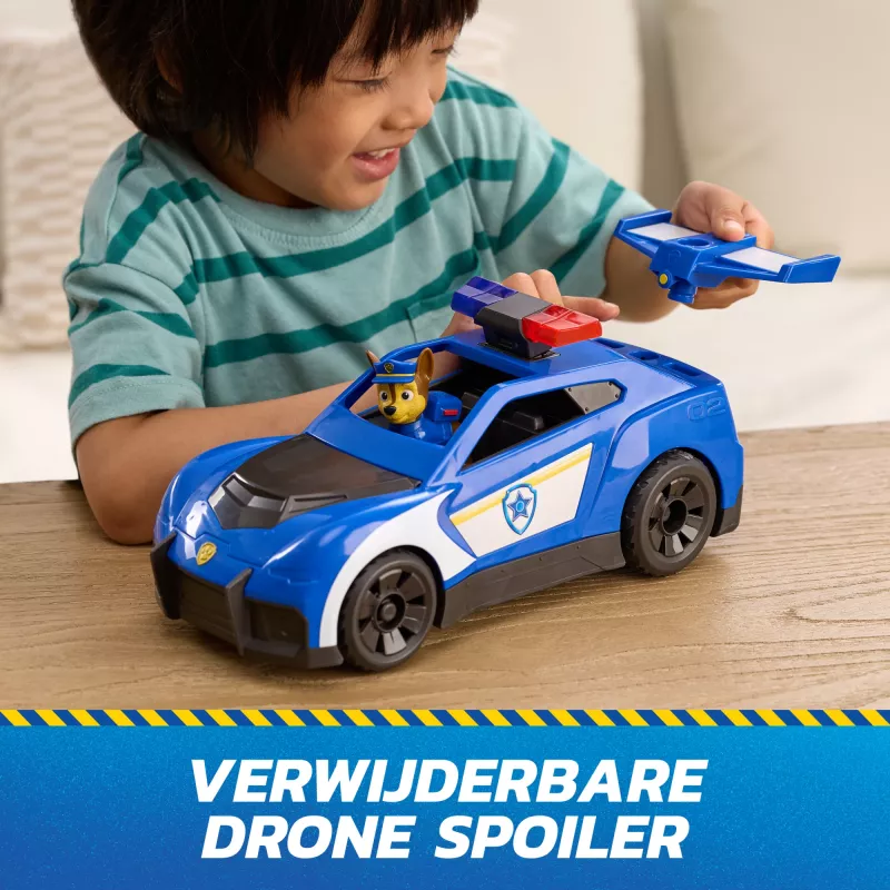 PAW Patrol : Search & Rescue, Chase Launch 'N' Rescue Cruiser ar figūru un 2 šāviņiem, gaismas, skaņas un slēpts palaidējs, rotaļlietas zēniem un meitenēm no 3 gadu vecuma