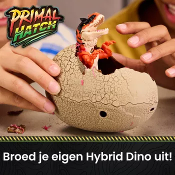 Primal Hatch Hybrid Hatchers Rotaļu dinozaurs un ola, noslēpumaina mini dino radība, bērnu rotaļlietas zēniem un meitenēm no 5 gadu vecuma, veidi var atšķirties