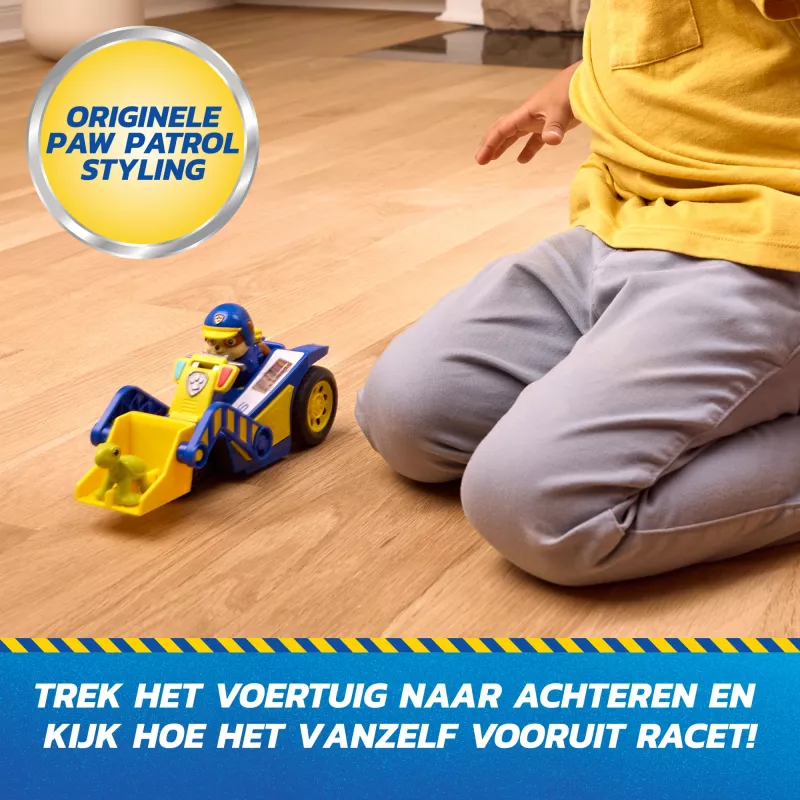 PAW Patrol : Search & Rescue, Rubble Rescue Bulldozer ar 2 figūriņām, Policijas automobilis ar atvelkamas kustības funkciju, Rotaļlietas zēniem un meitenēm no 3 gadu vecuma