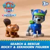PAW Patrol : Search & Rescue, Rocky Rescue Recycler transportlīdzeklis ar 2 figūrām, rotaļu auto ar atvilkšanas darbību, bērnu rotaļlietas zēniem un meitenēm no 3 gadiem