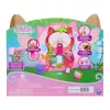 Gabby's Dollhouse Fairylandia, Kitty Fairy’s Flutter-riffic Playset ar 12 daļām un ekskluzīvu Flutter-riffic gredzenu, bērnu rotaļlietas meitenēm un zēniem no 3 gadu vecuma