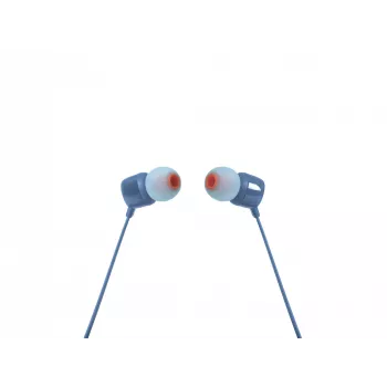 JBL Tune 110 BLUE, vadu austiņas, 20 - 20000 Hz, Mūzikai, Austiņas, Zila