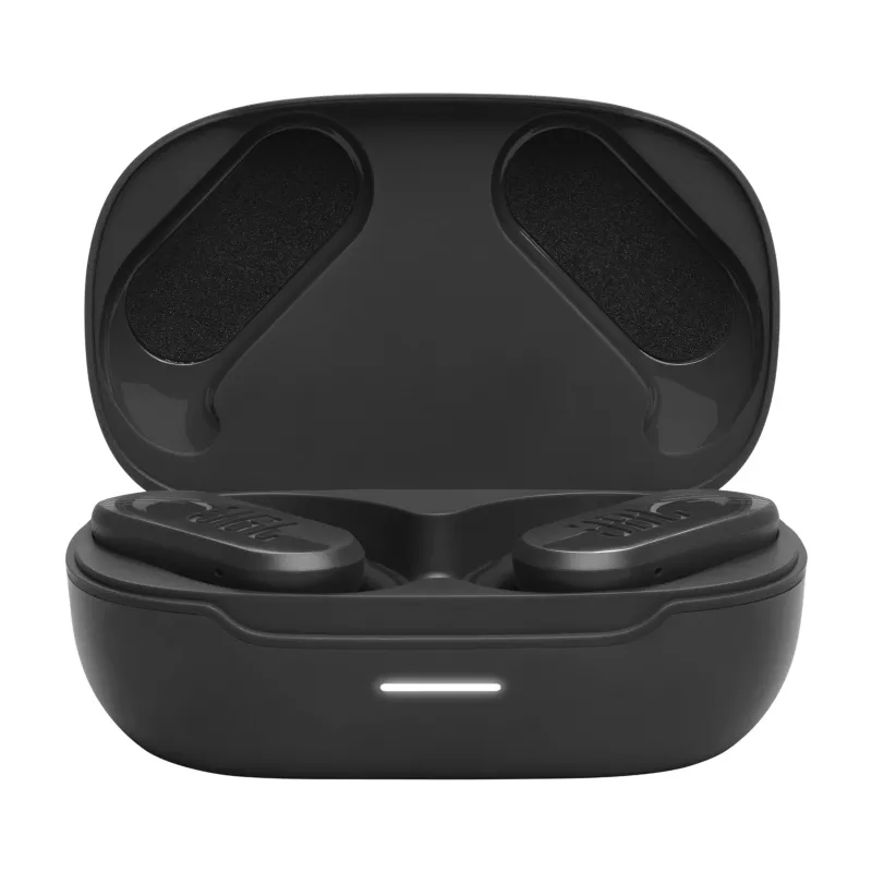JBL Endurance Peak 3 Melns austiņas True Wireless Stereo (TWS) auss āķis Zvani/Mūzika/Sports/Ikdiena USB Type-C Bluetooth Uzlādes statīvs