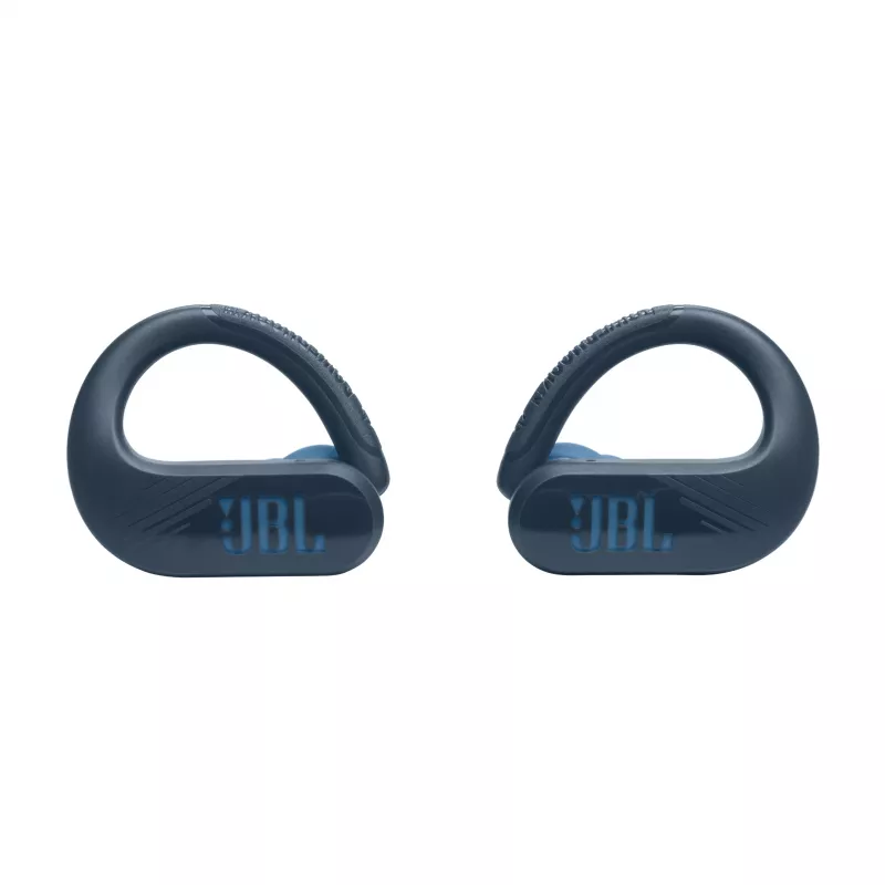 JBL Endurance Peak 3 zilas austiņas ar bezvadu savienojumu, auss āķis, zvaniem/mūzikai/sportam/ikdienai, USB Type-C, Bluetooth