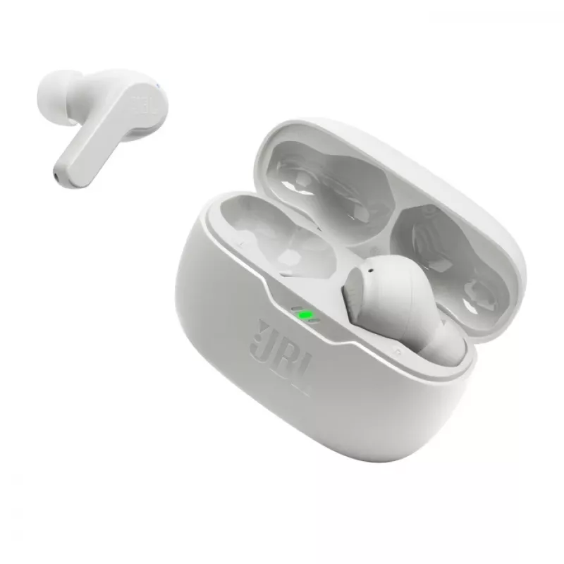 JBL Wave Beam austiņas True Wireless Stereo (TWS) ieliekamās Zvani/Mūzika/Sports/Ikdiena Bluetooth Balts