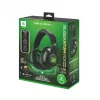 JBL Quantum 910X austiņas ar vadu un bezvadu savienojumu, galvas lentes tipa, spēlēm, USB Type-C, Bluetooth, melnas, zaļas