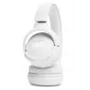 JBL Tune 520BT austiņas, bezvadu, galvas lente, spēlēm, USB Type-C, Bluetooth, balts