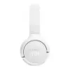 JBL Tune 520BT austiņas, bezvadu, galvas lente, spēlēm, USB Type-C, Bluetooth, balts