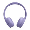 JBL Tune 670 NC austiņas ar vadu un bezvadu savienojumu, galvas stīpa, zvaniem/mūzikai, USB Type-C, Bluetooth, violetas