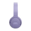 JBL Tune 670 NC austiņas ar vadu un bezvadu savienojumu, galvas stīpa, zvaniem/mūzikai, USB Type-C, Bluetooth, violetas