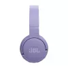 JBL Tune 670 NC austiņas ar vadu un bezvadu savienojumu, galvas stīpa, zvaniem/mūzikai, USB Type-C, Bluetooth, violetas