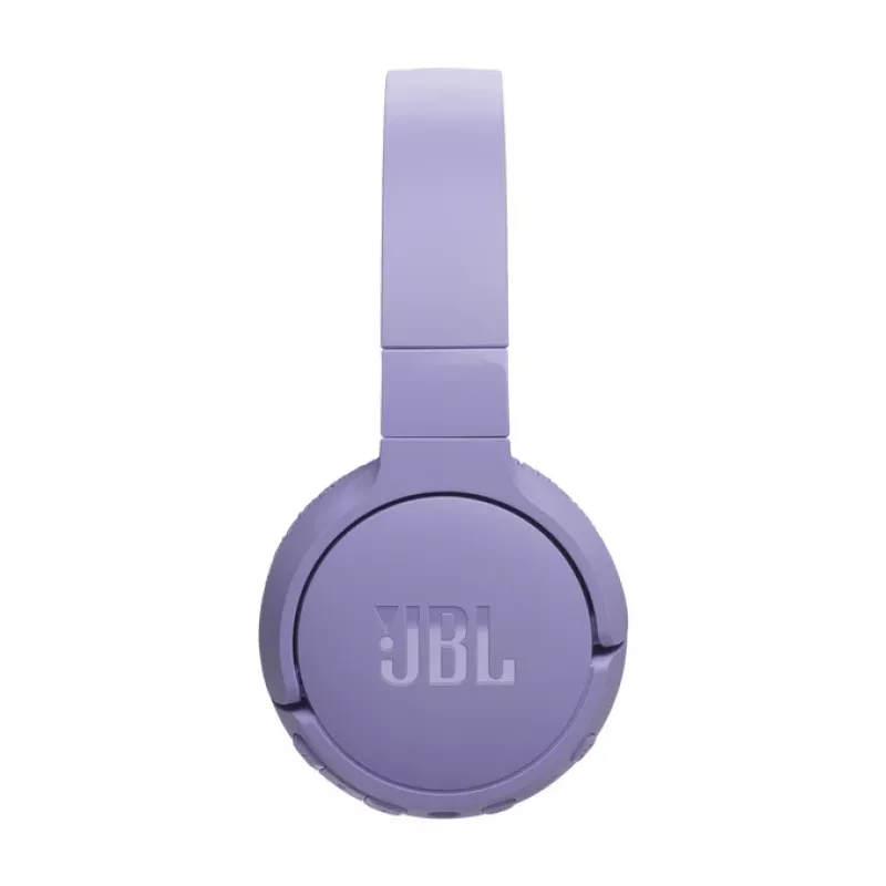 JBL Tune 670 NC austiņas ar vadu un bezvadu savienojumu, galvas stīpa, zvaniem/mūzikai, USB Type-C, Bluetooth, violetas