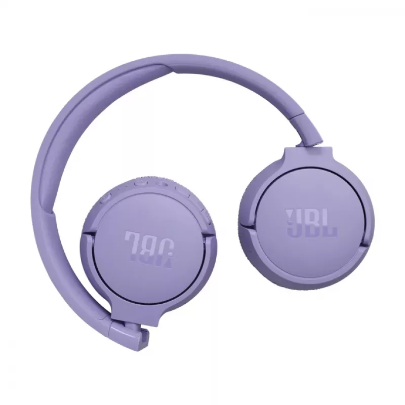 JBL Tune 670 NC austiņas ar vadu un bezvadu savienojumu, galvas stīpa, zvaniem/mūzikai, USB Type-C, Bluetooth, violetas