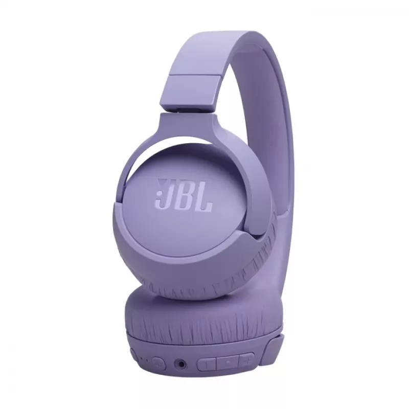 JBL Tune 670 NC austiņas ar vadu un bezvadu savienojumu, galvas stīpa, zvaniem/mūzikai, USB Type-C, Bluetooth, violetas