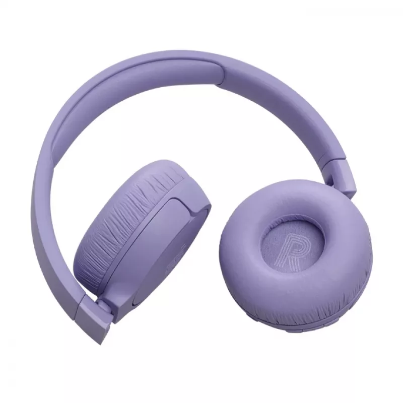 JBL Tune 670 NC austiņas ar vadu un bezvadu savienojumu, galvas stīpa, zvaniem/mūzikai, USB Type-C, Bluetooth, violetas