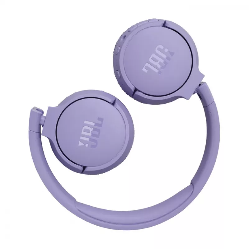 JBL Tune 670 NC austiņas ar vadu un bezvadu savienojumu, galvas stīpa, zvaniem/mūzikai, USB Type-C, Bluetooth, violetas