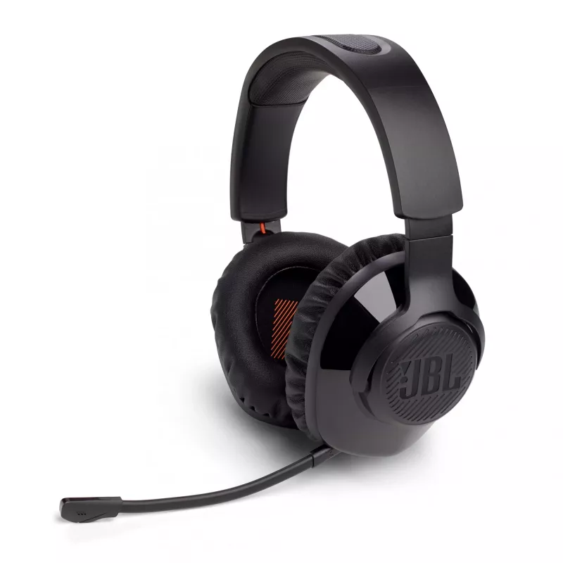 JBL Quantum 350 Melns, bezvadu, spēlēm, 20 - 20000 Hz, 247 g, austiņas, melnas