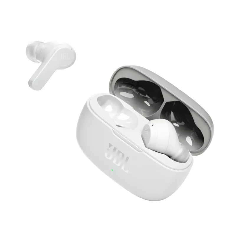 JBL Wave 200 TWS BALTS, Bezvadu, 20 - 20000 Hz, Mūzika, 48 g, Austiņas, Balts