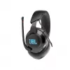 JBL Quantum 610 Wireless austiņas, vadu un bezvadu, galvas lentes, spēlēm, USB Type-C, melnas