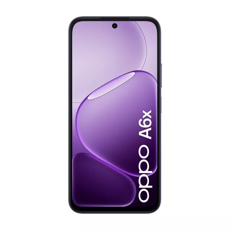 OPPO A6x 17.1 cm (6.75 collas) Dual SIM Android 15 4G USB Type-C 4 GB 128 GB 6100 mAh Violeta