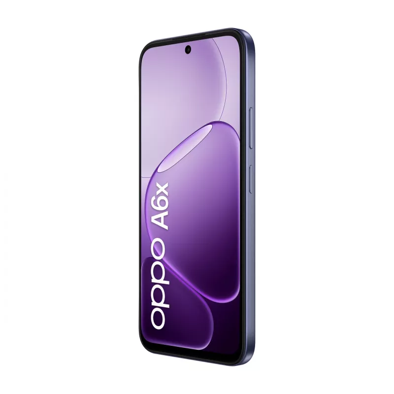 OPPO A6x 17.1 cm (6.75 collas) Dual SIM Android 15 4G USB Type-C 4 GB 128 GB 6100 mAh Violeta