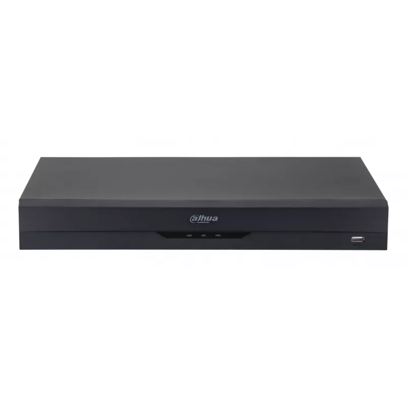 DVR Dahua Technology XVR5216AN-4KL-I3/T — 16 kanālu 4K (3840x2160), H.264/H.265, 1xRJ45, 1xUSB3.2, 1xUSB2.0, maks. HDD 16 TB, Melns