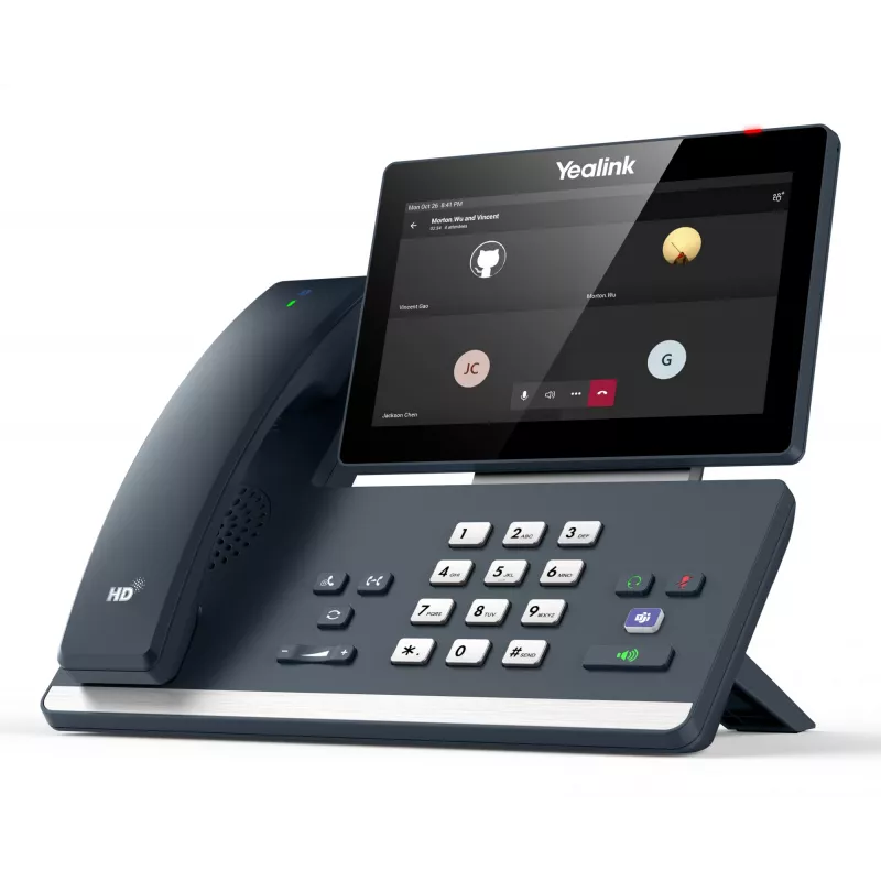 Yealink MP58-WH Microsoft Teams Edition, IP tālrunis, pelēks, bezvadu klausule, darbvirsmai, Android, Microsoft Teams