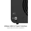 TerraMaster D4-320 disku masīvs, melns, 4 nodalījumi HDD/SSD