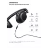 Ugreen HiTune Max5 austiņas ar vadu un bezvadu tehnoloģiju galvas lentes lietošanai zvaniem un mūzikai Bluetooth, melnas