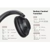 Ugreen HiTune Max5 austiņas ar vadu un bezvadu tehnoloģiju galvas lentes lietošanai zvaniem un mūzikai Bluetooth, melnas