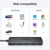 Ugreen USB 3.0 4-PORT HUB USB-A UZ 4XUSB Dokošana USB 3.2 Gen 1 (3.1 Gen 1) Type-A