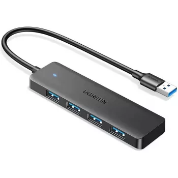 Ugreen USB 3.0 4-PORT HUB USB-A UZ 4XUSB Dokošana USB 3.2 Gen 1 (3.1 Gen 1) Type-A