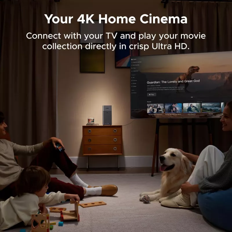 Tīklam pievienojama krātuve UGREEN NASync DH2300 — Rockchip A76/A55 2,2 GHz, 4 GB RAM, 2xSATA, 1xGbE, 2xUSB3.2, USB-C, HDMI