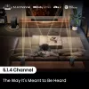 Soundbar Hisense AX5140Q 5.1.4 Dolby Atmos, 600 W RMS, bezvadu zemfrekvenču skaļrunis 280 W, melns